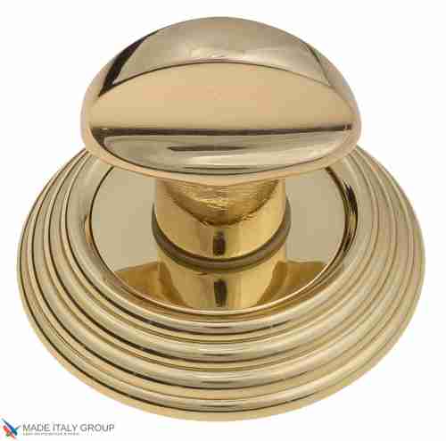 Фиксатор поворотный на круглом основании Fratelli Cattini WC-2 D8-OLV полированная латунь