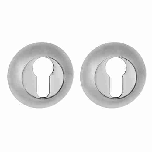 Накладка под цилиндр Punto ET TL SSC-16 сатинированный хром