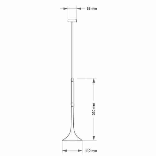 Подвесной светодиодный светильник Kutek Mood Loft LOF-ZW-1 (CZ)