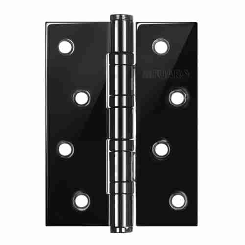 Комплект 8 шт. - Петля универсальная Fuaro 4BB/BL 100x75x2,5 BN (черный глянец) БЛИСТЕР