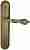 Ручка дверная Extreza GRETA (Грета) 302 на планке PL05 PASS матовая бронза F03