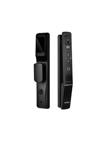 Замок врезной электронный Hogo V05 с распознаванием лица, черный