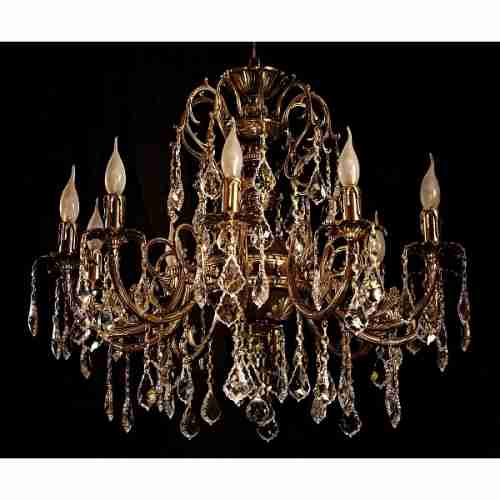 Люстра подвесная Brizzi 8888/10 PB Leaf crystal