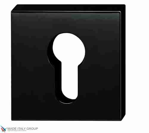 Накладка под цилиндр на квадратном основании COLOMBO MM13-NM матовый черный (2 шт)