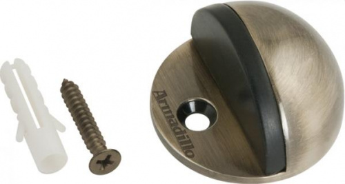 Ограничитель для двери напольный Armadillo DH003ZA AB бронза