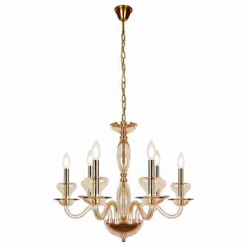 Подвесная люстра iLamp Mercury P9448-6 Gold