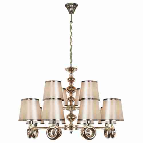 Подвесная люстра iLamp Brooklyn P2401-8+4 Nickel