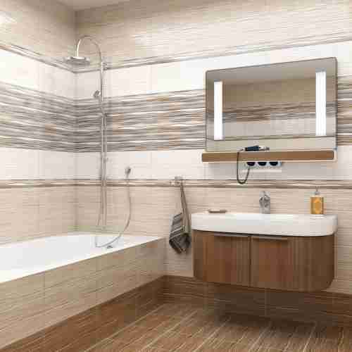 Бордюр ALMA Ceramica Плессо БД56ПЛ406 / BWU56PLS406 50х5