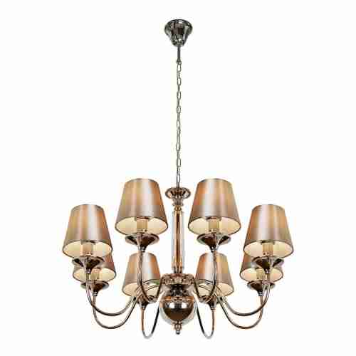 Подвесная люстра iLamp Rolling P2406-8 Nickel