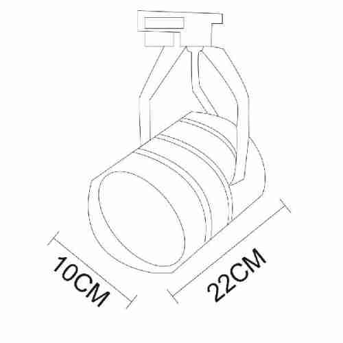 Трековый светильник Artelamp Cinto A2712PL-1BK