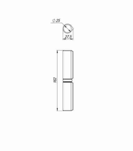Петля приварная TRUDO D25x160S
