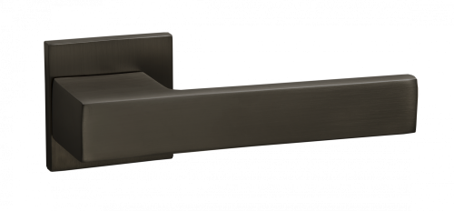 Ручка дверная "Бискотти", серия SLIM, матовый черный никель