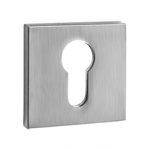 Накладка на цилиндр PUERTO, серия SLIM, никель супер матовый