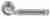 Ручка дверная Extreza BENITO (Бенито) 307 на розетке R01 полированный хром F04