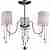 Потолочная люстра Natali Kovaltseva Monza MONZA 11426/3C CHROME