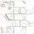 Керамогранит Kerranova Marble Trend K-1001/MR/m13 Мозаика 30,7х30,7