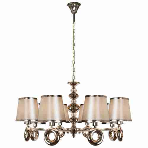 Подвесная люстра iLamp Brooklyn P2401-8 Nickel