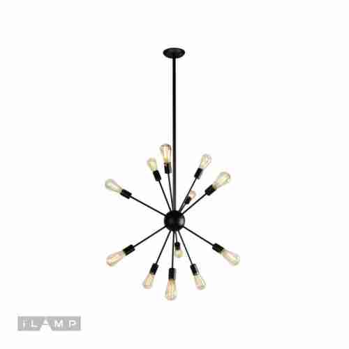 Потолочная люстра iLamp Twins Loft209-12B