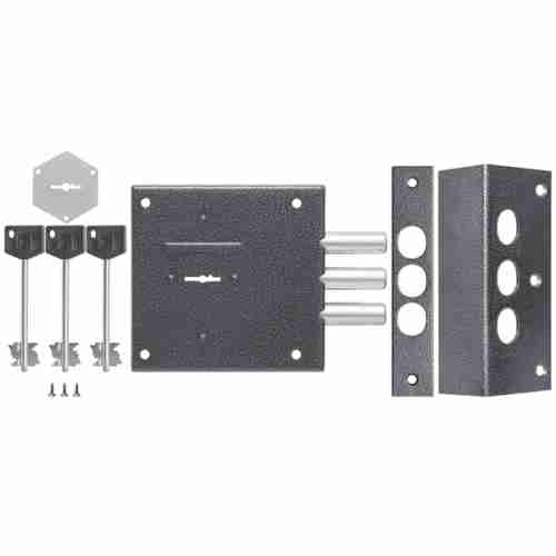 Замок накладной сувальдный 110.11.003, 3 кл.