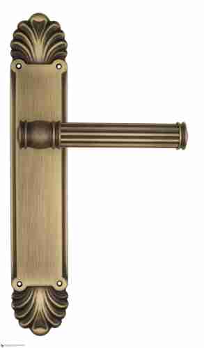 Дверная ручка Venezia "IMPERO" на планке PL87 матовая бронза
