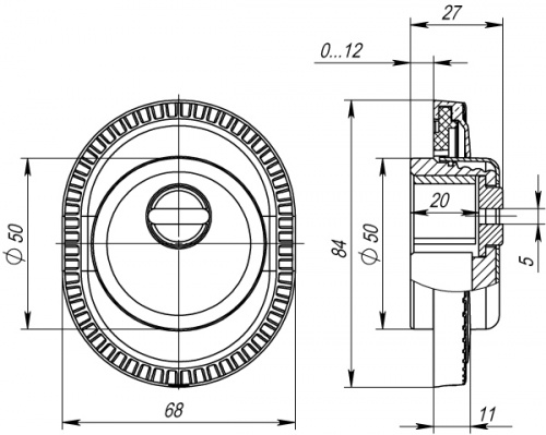 Броненакладка на ЦМ Armadillo ET/ATC-Protector 1CL-25 BB-17 Коричневая бронза