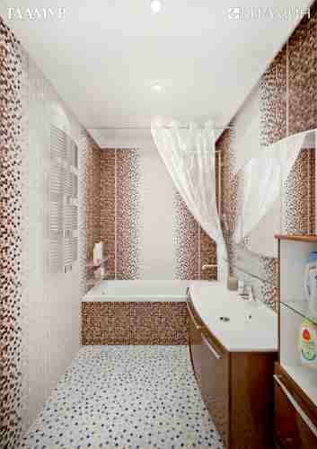 Плитка керамическая Керамин Гламур 2Т голубой настенная 27,5х40