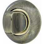 Завертка дверная сантехническая Armadillo WC-BOLT BK6-1AB/GP-7 бронза/золото