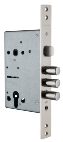 Корпус врезного замка с защёлкой Гардиан ЗВ 32.21 /123:114/