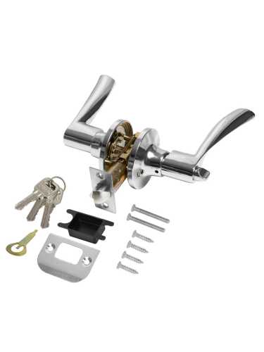 Ручка Punto (Пунто) защелка DK610/BL CP-ET (кл./фик.) хром