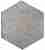 Керамогранит Serenissima Docklands Hexagon Grey напольная 24х27,7