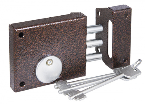 Замок накладной ЗЕНИТ ЗН4-1 медь