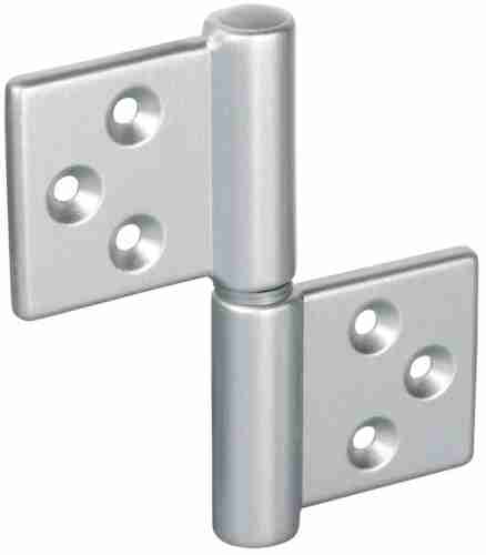 Комплект 2 шт. - Петля накладная карточная без врезки с круглой осью Morelli Innovation CH-R 85X82 SC