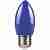 Лампа светодиодная Feron E27 1W синяя LB-376 25925