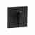 Ручка поворотная BKW8x75.K.RL52 (Tetra) BL-24 черный ПЛАСТИК Ручка поворотная BKW8x75.K.RL52 (Tetra) BL-24 черный ПЛАСТИК