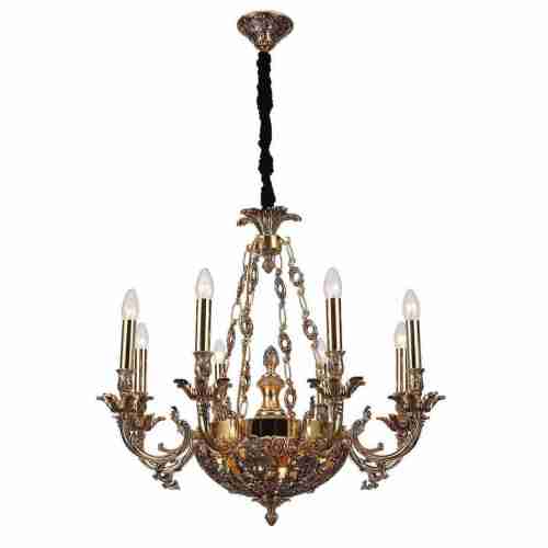 Подвесная люстра Lucia Tucci Firenze 1781.8.2 Antique Gold