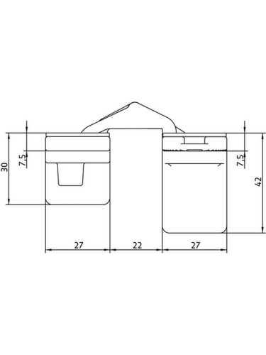 Петля скрытая Morelli HH-16 B врезная с 3D-регулировкой вес полотна до 40 кг, цвет черный