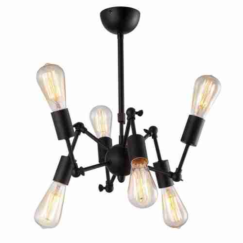 Люстра подвесная Artelamp Roots A9190LM-6BK