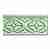 Плитка керамическая Adex Modernista Relieve Bizantino C/C Verde Claro бордюр 7,5х15