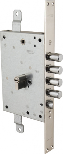 Корпус врезного замка с защёлкой Mottura 85.971-S RT (левый)