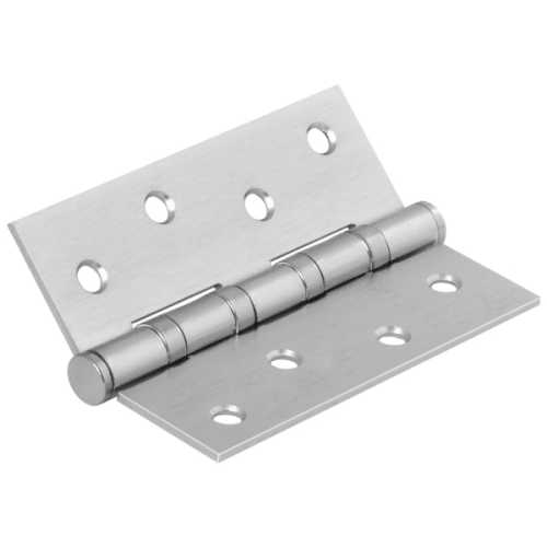 Комплект 2 шт. - Петля Fuaro (Фуаро) универсальная IN4400U SSC (4BB 100x75x2,5) сатинированный хром