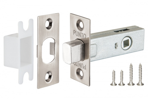 Задвижка дверная врезная Punto DB-45 SN мат. никель