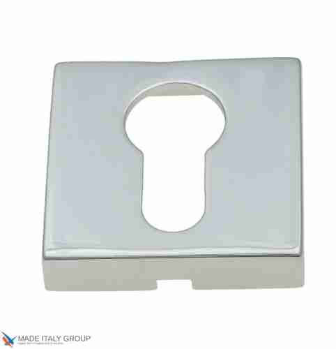 Накладка под цилиндр на квадратном основании Fratelli Cattini CYL 8-CR полированный хром 2 шт.