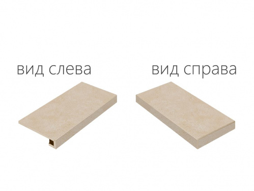 Ступень угловая правая Italon Materia Magnesio Scalino Angolare Destro 620070000806 120х33