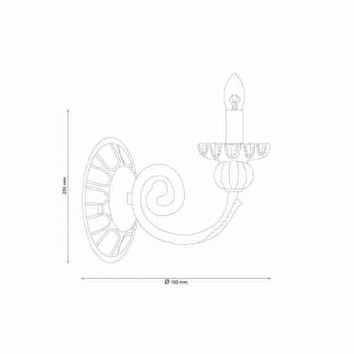 Бра Lucia Tucci Pietra Isola W132.1
