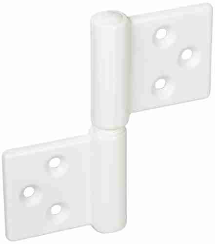 Комплект 2 шт. - Петля накладная карточная без врезки с круглой осью Morelli Innovation CH-R 85X82 W