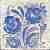 Плитка керамическая Stone4Home Provance Гжель Provance Г 3 декор 20х20