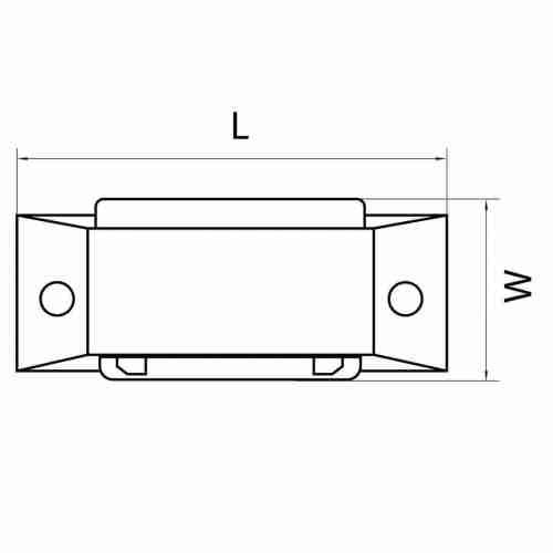 Коннектор прямой Lightstar Barra 504109