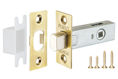 Задвижка дверная врезная Punto DB-45 SG Мат. золото