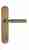 Дверная ручка Venezia "MOSCA" на планке PL02 матовая бронза
