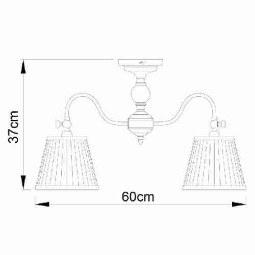 Потолочная люстра Artelamp Seville A1509PL-5PB